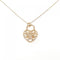 Filigree Pendant Necklace 18K Rose Gold