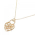 Filigree Pendant Necklace 18K Rose Gold