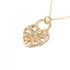 Filigree Pendant Necklace 18K Rose Gold