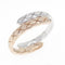 Ring 18K Rose Gold and 18K White Gold with Diamond