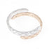 Ring 18K Rose Gold and 18K White Gold with Diamond