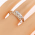 Ring 18K Rose Gold and 18K White Gold with Diamond