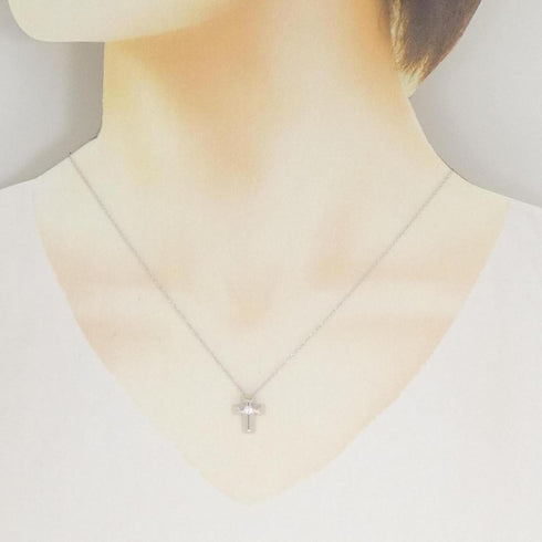 Paloma Tenderness Pendant Necklace 18K White Gold and Diamond