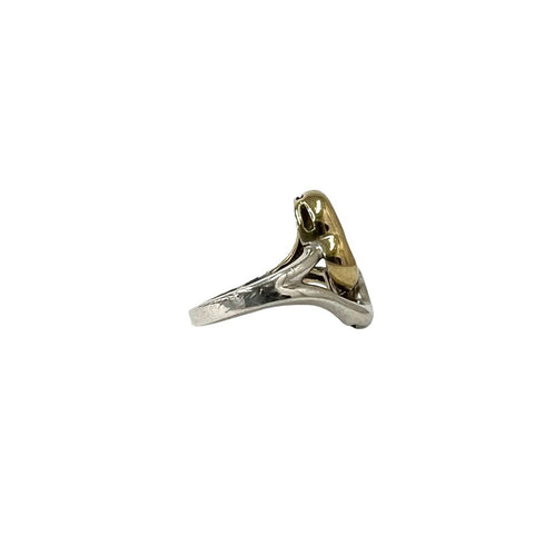 Ring Sterling Silver and 18K Yellow Gold