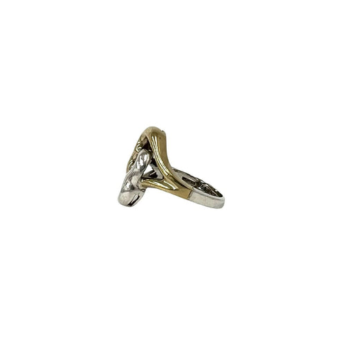 Ring Sterling Silver and 18K Yellow Gold