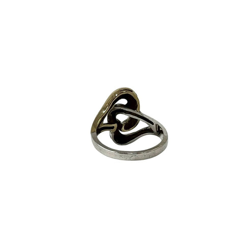 Ring Sterling Silver and 18K Yellow Gold