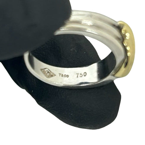 Ring Sterling Silver and 18K Yellow Gold