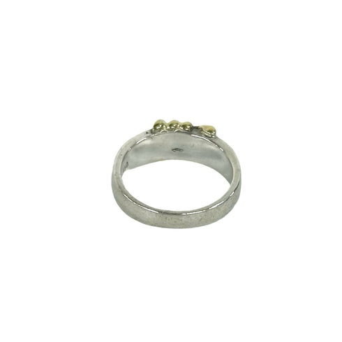 Ring Sterling Silver and 18K Yellow Gold