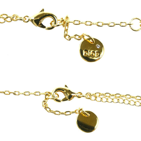 Pendant Necklace Metal Gold with Crystal