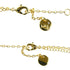 Pendant Necklace Metal Gold with Crystal