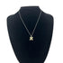 Signature Cross Pendant Necklace Sterling Silver and 18K Yellow Gold