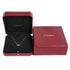C Heart Pendant Necklace 18K Yellow Gold with Diamonds