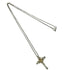 Pendant Necklace Sterling Silver and 18K Yellow Gold