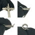 Pendant Necklace Sterling Silver and 18K Yellow Gold