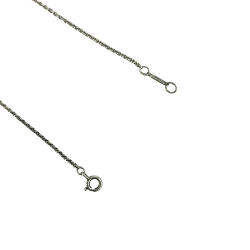 Pendant Necklace Sterling Silver and 18K Yellow Gold