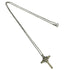 Pendant Necklace Sterling Silver and 18K Yellow Gold