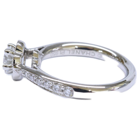 Camellia Half Eternity Ring Platinum