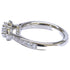 Camellia Half Eternity Ring Platinum