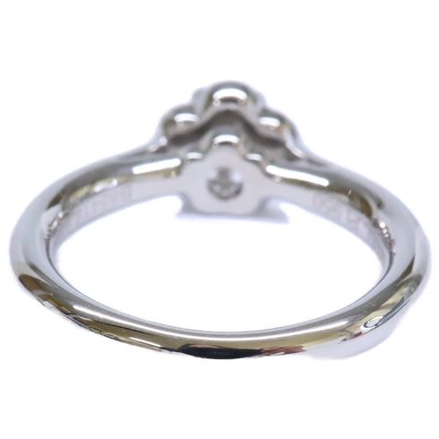 Camellia Half Eternity Ring Platinum