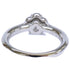 Camellia Half Eternity Ring Platinum