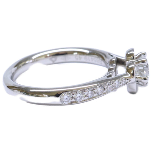 Camellia Half Eternity Ring Platinum