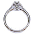 Camellia Half Eternity Ring Platinum