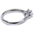 Camellia Half Eternity Ring Platinum