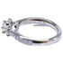 Camellia Half Eternity Ring Platinum