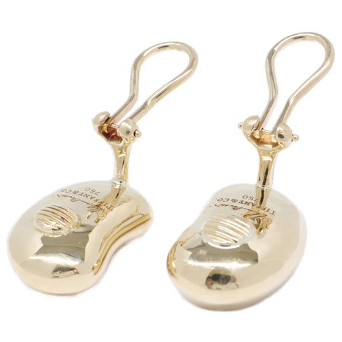 Bean Earrings 18K Yellow Gold 20mm 18K Yellow Gold