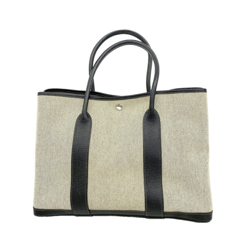 Garden Party Tote Toile and Leather 36