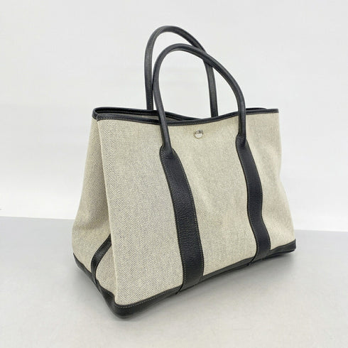 Garden Party Tote Toile and Leather 36