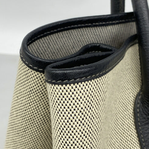 Garden Party Tote Toile and Leather 36