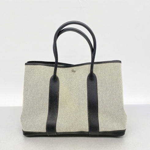 Garden Party Tote Toile and Leather 36