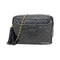 Vintage Camera Tassel Bag Quilted Leather Medium