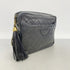 Vintage Camera Tassel Bag Quilted Leather Medium