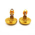 CC Logo Circle Clip-On Earrings Metal Gold-Tone Metal