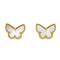 Sweet Alhambra Earrings 18K Yellow Gold and Mother of Pearl Mother of Pearl and 18K Yellow Gold