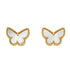 Sweet Alhambra Earrings 18K Yellow Gold and Mother of Pearl Mother of Pearl and 18K Yellow Gold