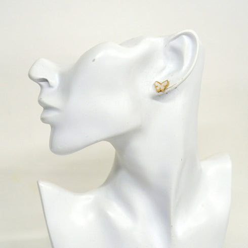 Sweet Alhambra Earrings 18K Yellow Gold and Mother of Pearl Mother of Pearl and 18K Yellow Gold