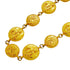 Mademoiselle Circle Pendant Necklace Metal