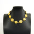 Mademoiselle Circle Pendant Necklace Metal