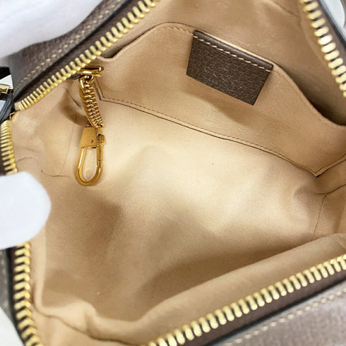 Ophidia Shoulder Bag GG Coated Canvas Small