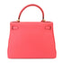 Kelly Handbag Pink Clemence with Gold Hardware 28