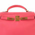 Kelly Handbag Pink Clemence with Gold Hardware 28