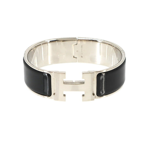 Clic Clac H Bracelet Black and Silver