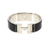 Clic Clac H Bracelet Black and Silver