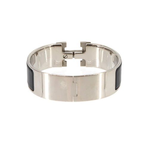 Clic Clac H Bracelet Black and Silver