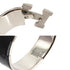 Clic Clac H Bracelet Black and Silver