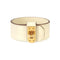 Kelly Twist Bracelet Swift Leather Gold and White Mini