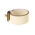 Kelly Twist Bracelet Swift Leather Gold and White Mini